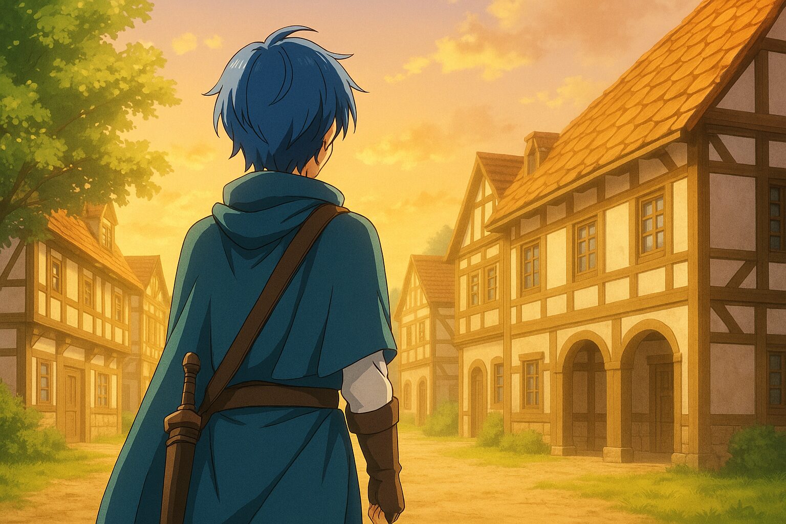 第3話『それが冒険者だ!』― 旅立ちを見つめる青髪の青年の背中