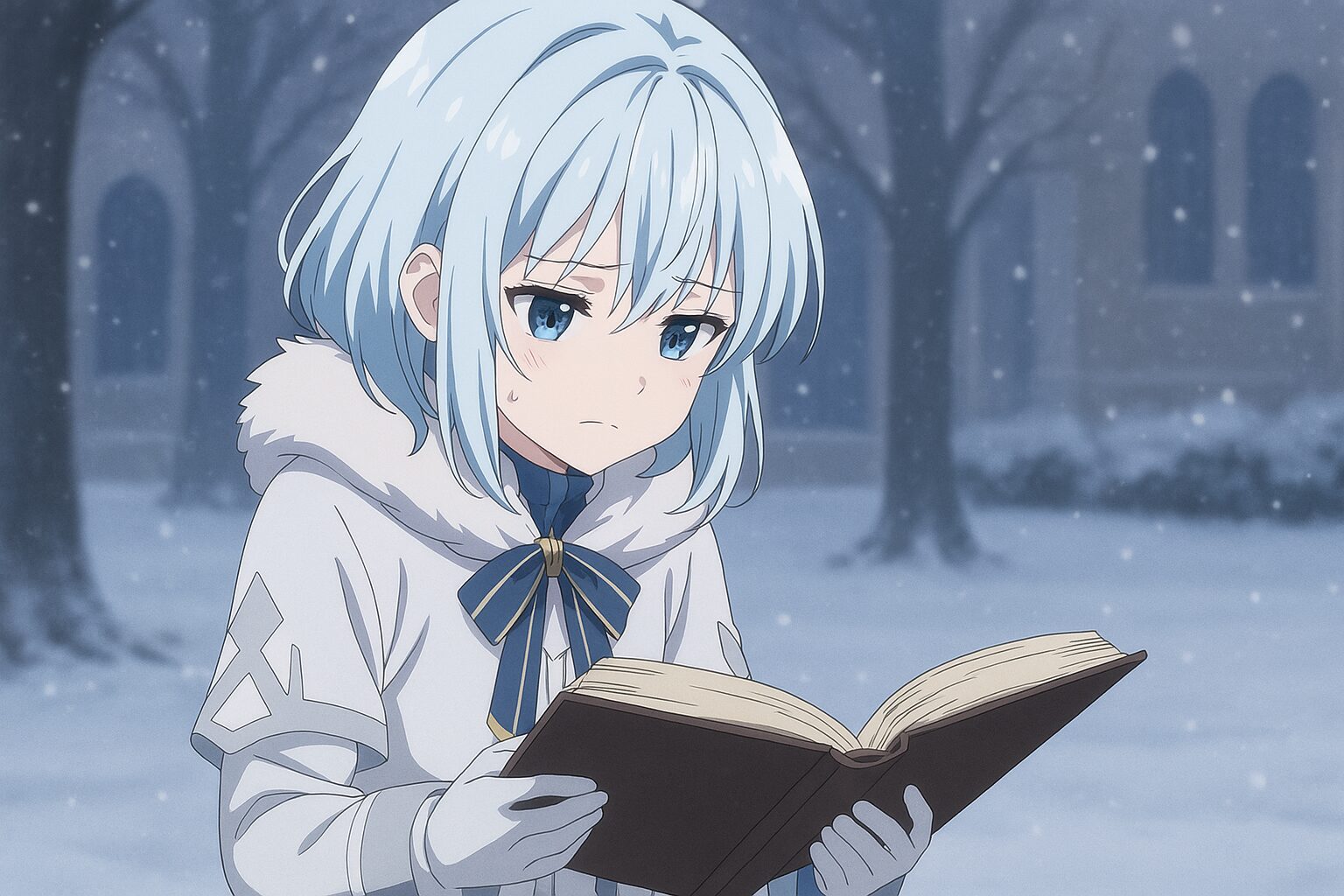 公女殿下の家庭教師 第2話 雪の中で魔法練習を続けるティナ・ハワード