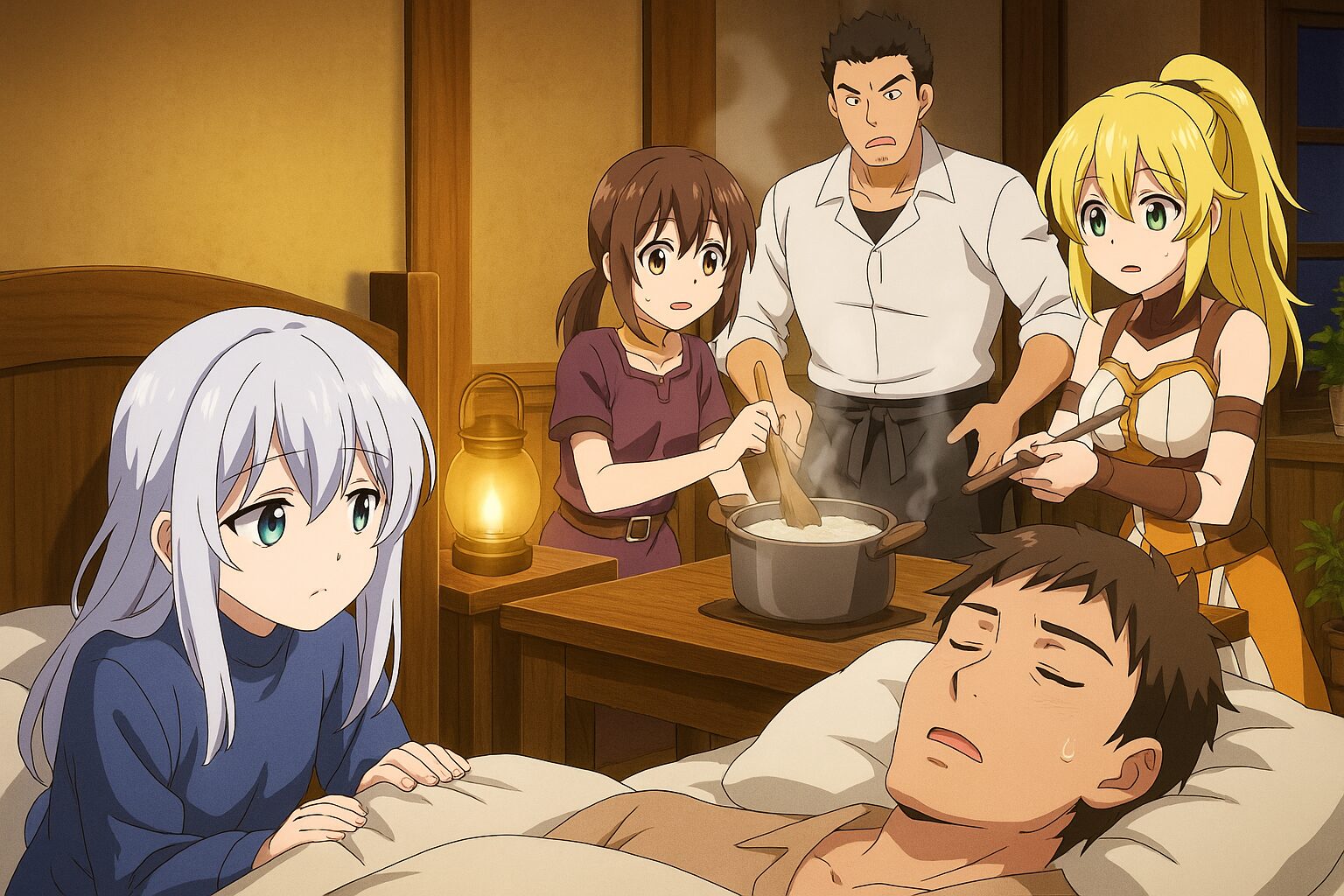 第7話『早く、良くなってね』― ベッドサイドの祈りとお粥の湯気
